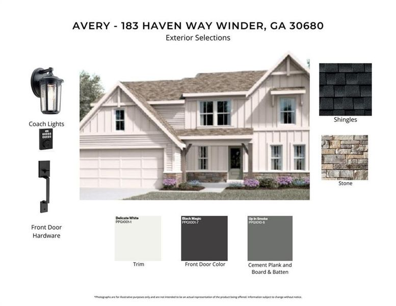 Sample of building materials used in homes in Stonehaven, Winder (Image 4).