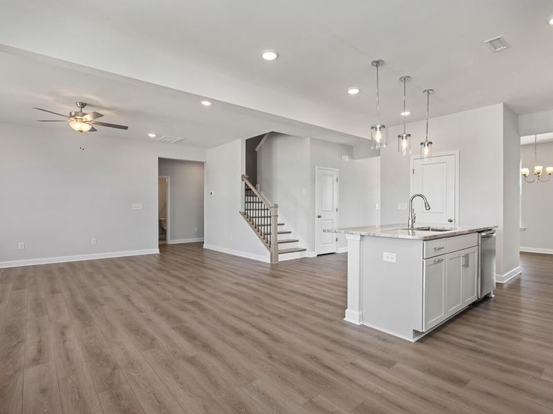 Spacious, unfurnished interior of a new home in Tobacco Road, Angier (Image 35).