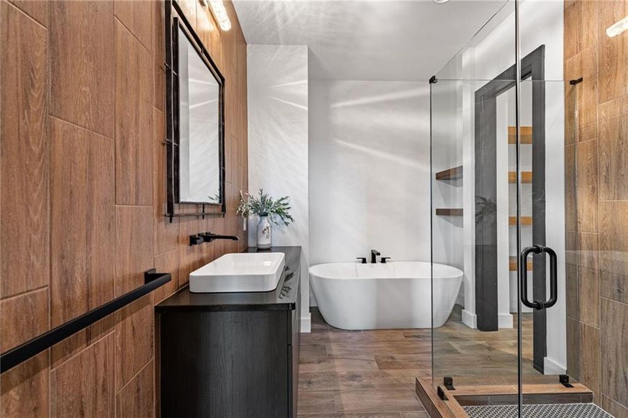 Furnished interior view inside a new home in , Ellijay (Image 17).