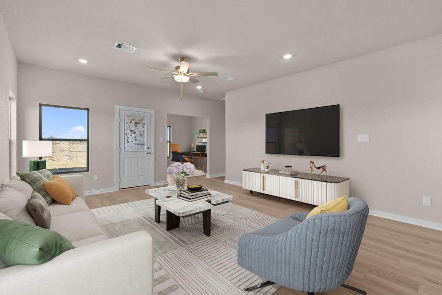 Furnished interior view inside a new home in Cypress Green, Hockley (Image 13).