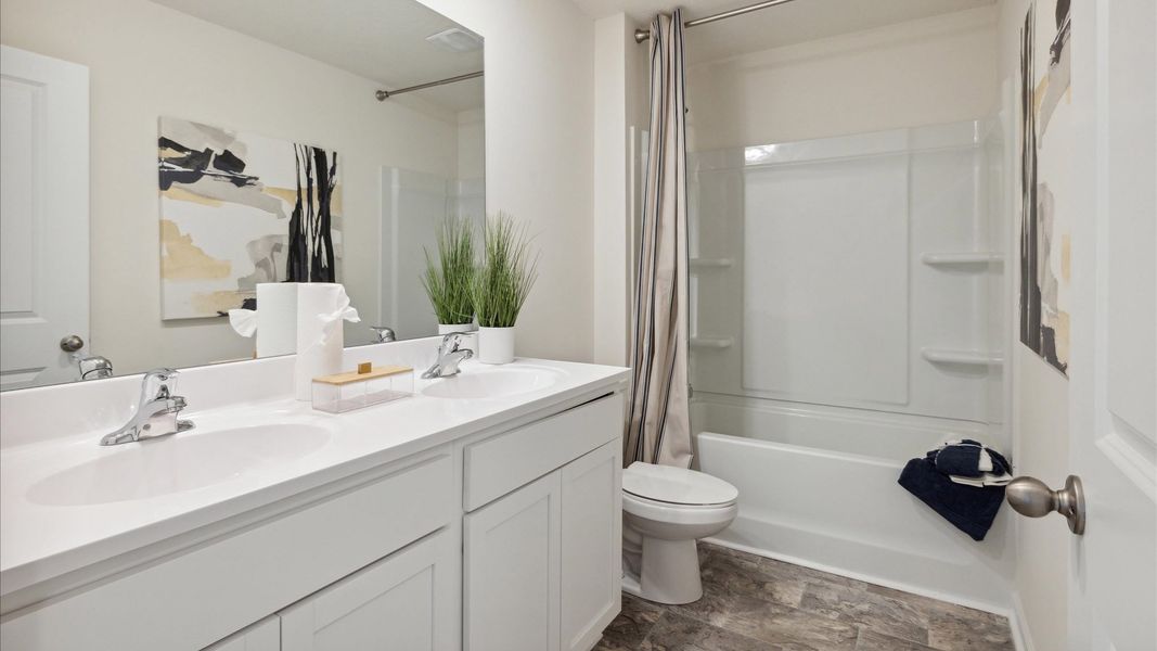 Furnished interior view inside a new home in Beechwood Meadows, Johnson City (Image 17).