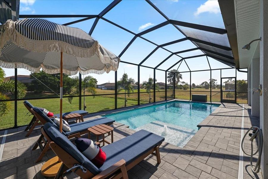 Exterior details and patio area of a home in , Rotonda West (Image 24).