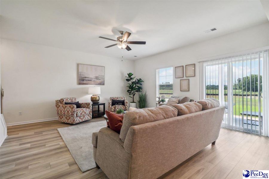 Furnished interior view inside a new home in Southern Columns, Florence (Image 9).
