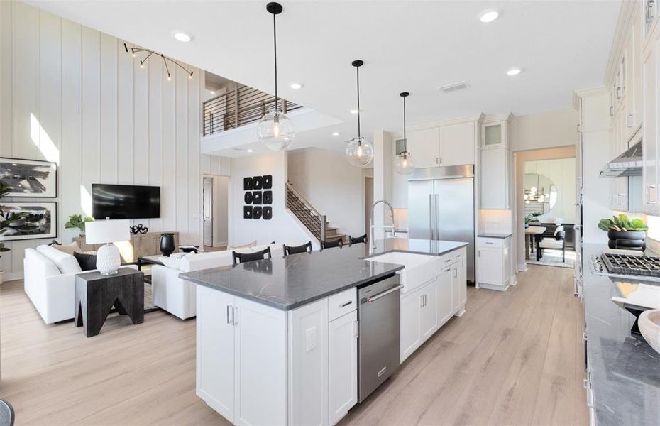 Furnished interior view inside a new home in Parkside Trails, Clermont (Image 16). Furnished interior view inside a new home in Parkside Trails, Clermont (Image 16).