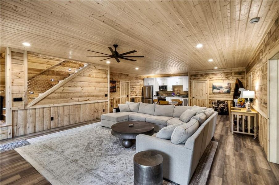 Furnished interior view inside a new home in , Blue Ridge (Image 27).