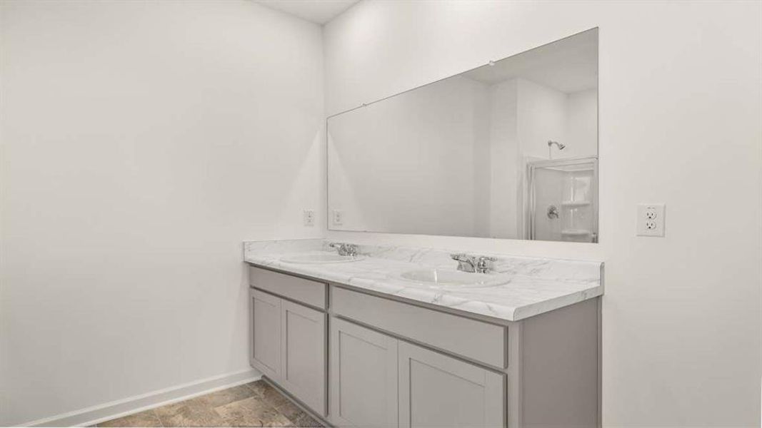 Furnished interior view inside a new home in Champion's Run, Lithonia (Image 4).