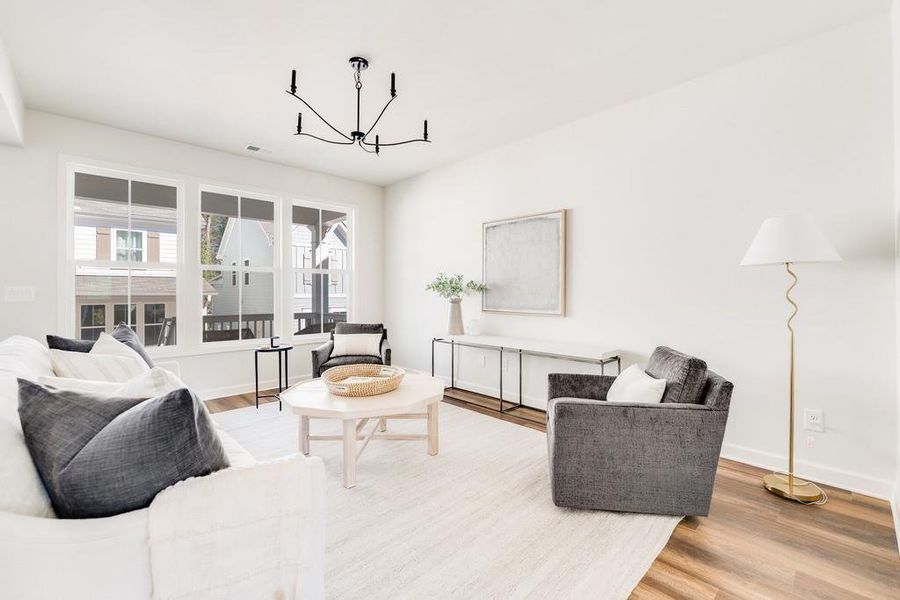 Furnished interior view inside a new home in Parkside, Clarkston (Image 18).