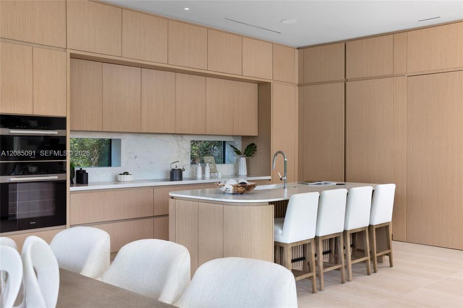 Furnished interior view inside a new home in , Miami Beach (Image 9).