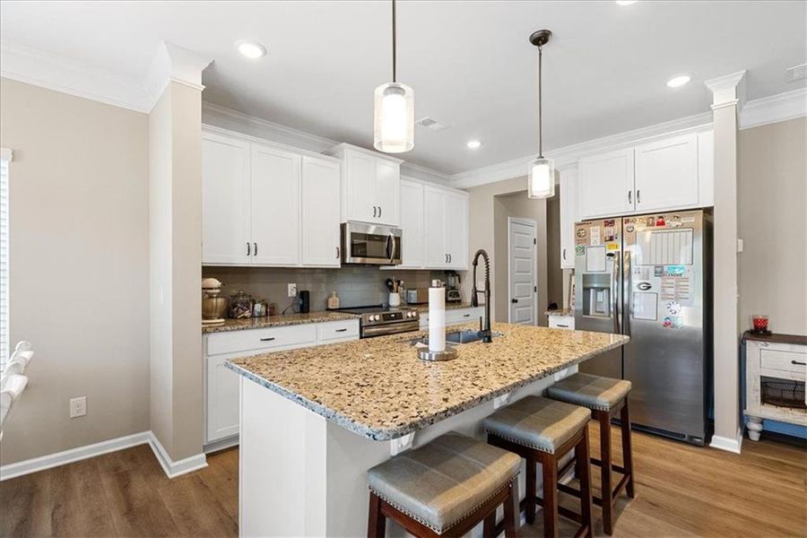 Furnished interior view inside a new home in , Calhoun (Image 7).