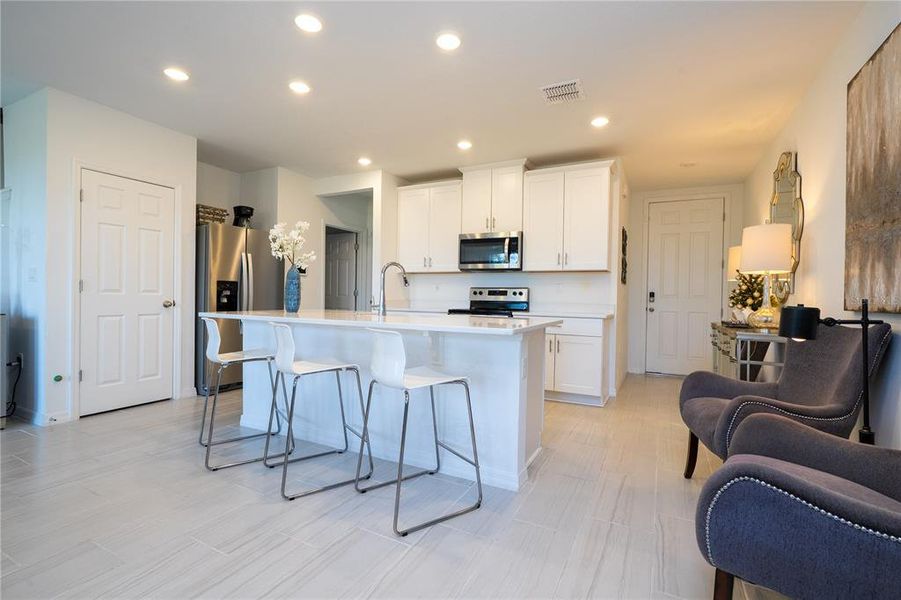 Furnished interior view inside a new home in , St. Cloud (Image 11). Furnished interior view inside a new home in , St. Cloud (Image 11).