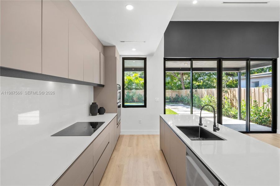 Furnished interior view inside a new home in , Miami (Image 15).