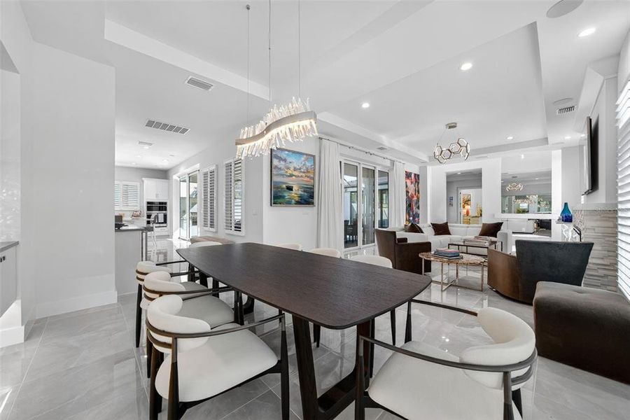 Furnished interior view inside a new home in Aqua Single Family Homes, Bradenton (Image 56).