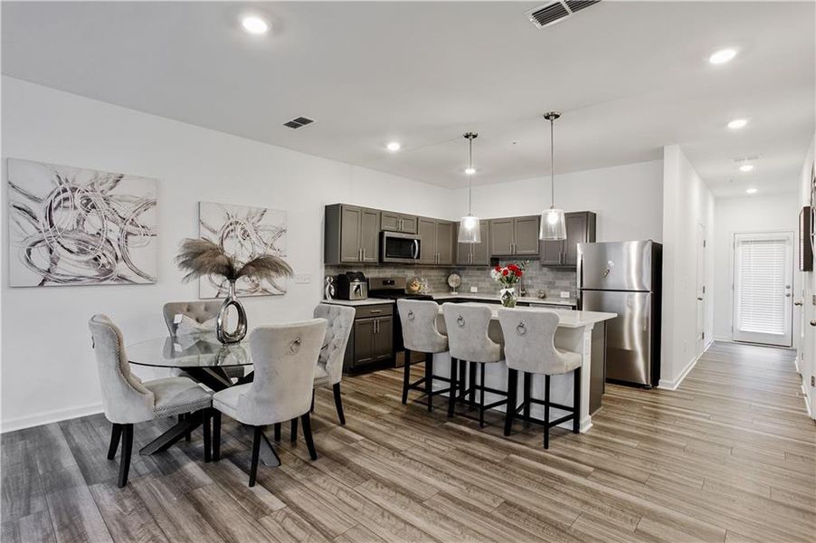 Furnished interior view inside a new home in , Douglasville (Image 6).