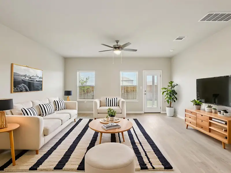 Furnished interior view inside a new home in Arcadia Ridge - Premier Series, San Antonio (Image 4).