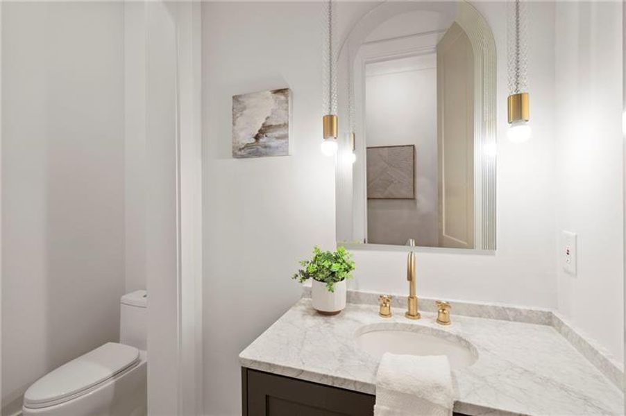 Furnished interior view inside a new home in , Atlanta (Image 10). Furnished interior view inside a new home in , Atlanta (Image 10).