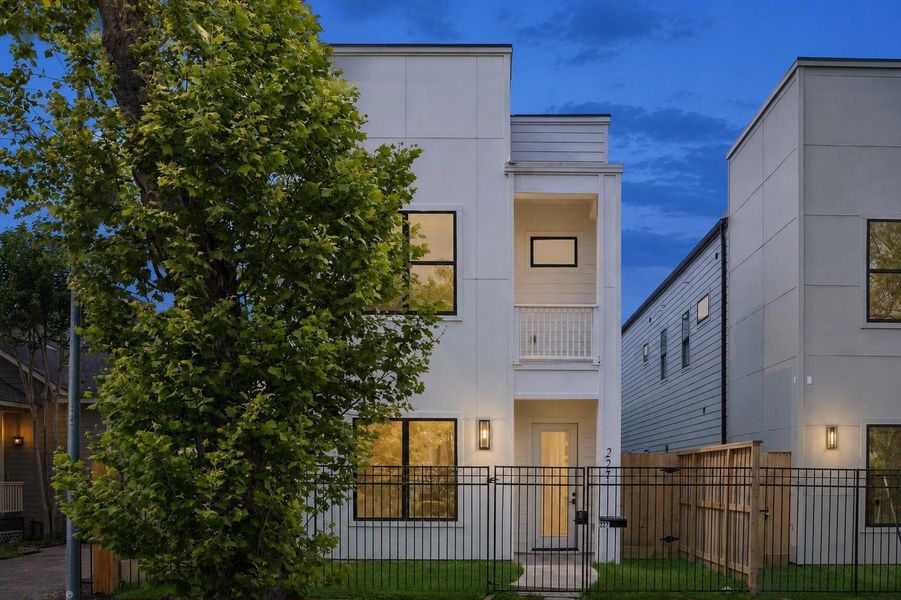 Large windows and clean architectural lines carry natural light throughout the home during the day. The modern exterior design sets the tone before you even walk inside. Large windows and clean architectural lines carry natural light throughout the home during the day. The modern exterior design sets the tone before you even walk inside.