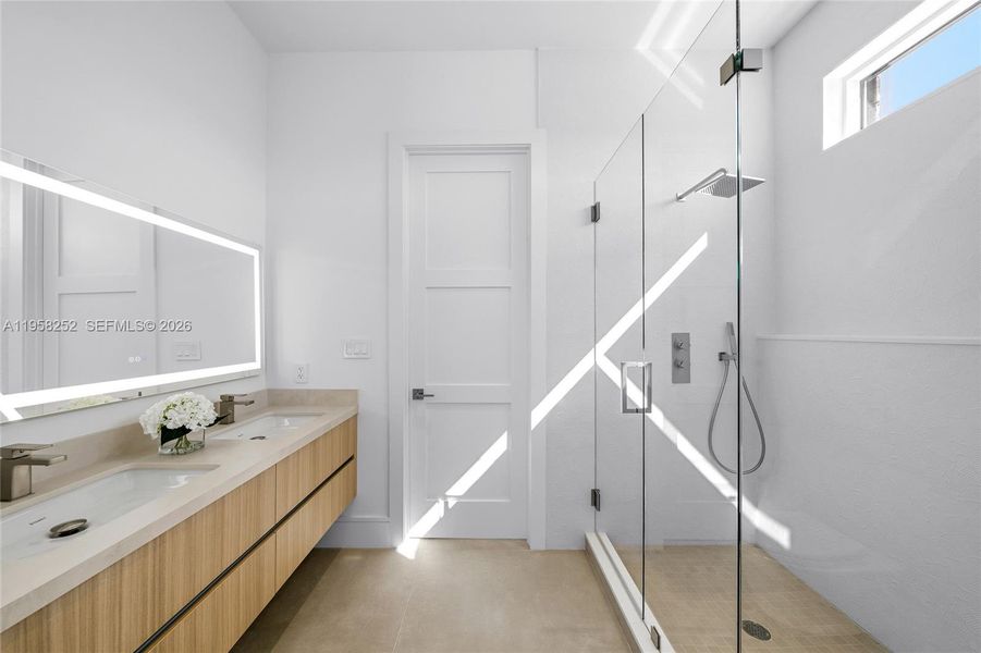 Furnished interior view inside a new home in , Miami Beach (Image 7). Furnished interior view inside a new home in , Miami Beach (Image 7).