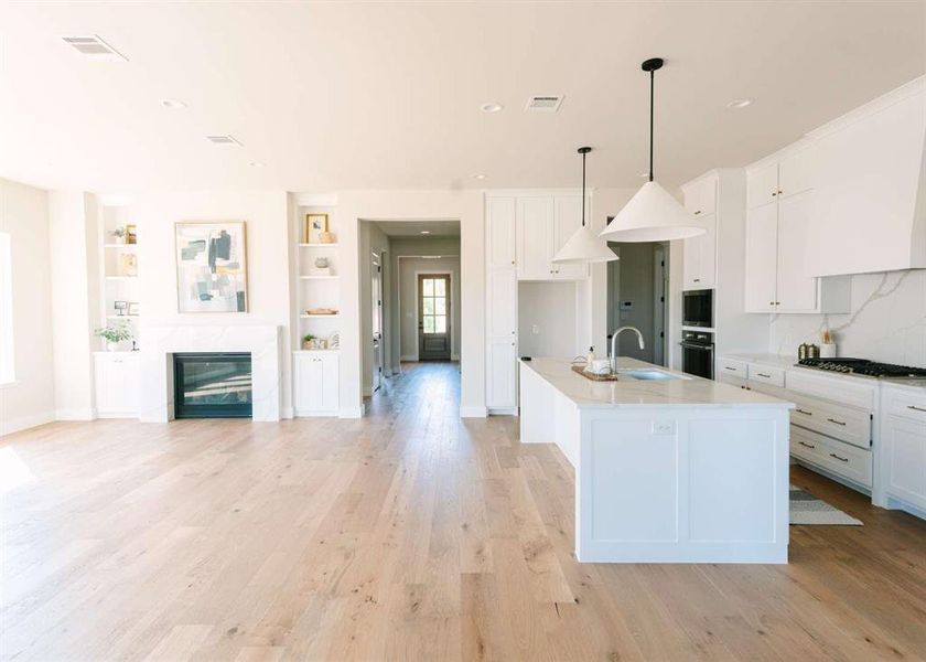Furnished interior view inside a new home in , Aledo (Image 5).