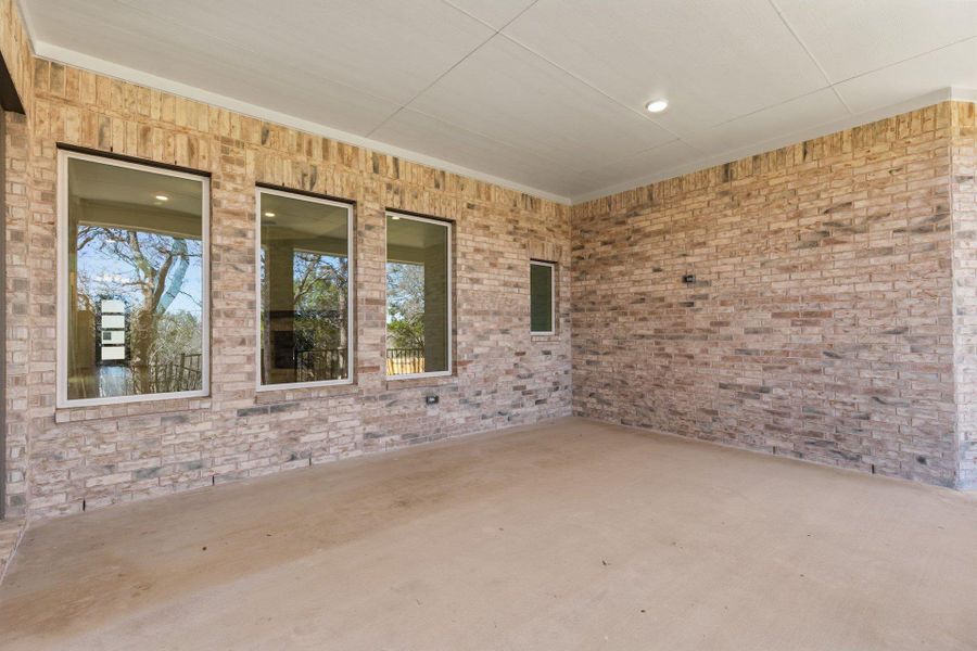 Rear Covered Patio
