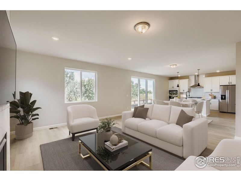 Bright living room Bright living room