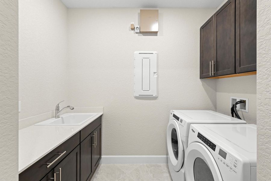 Furnished interior view inside a new home in Del Webb Tradition, Port St. Lucie (Image 9). Furnished interior view inside a new home in Del Webb Tradition, Port St. Lucie (Image 9).