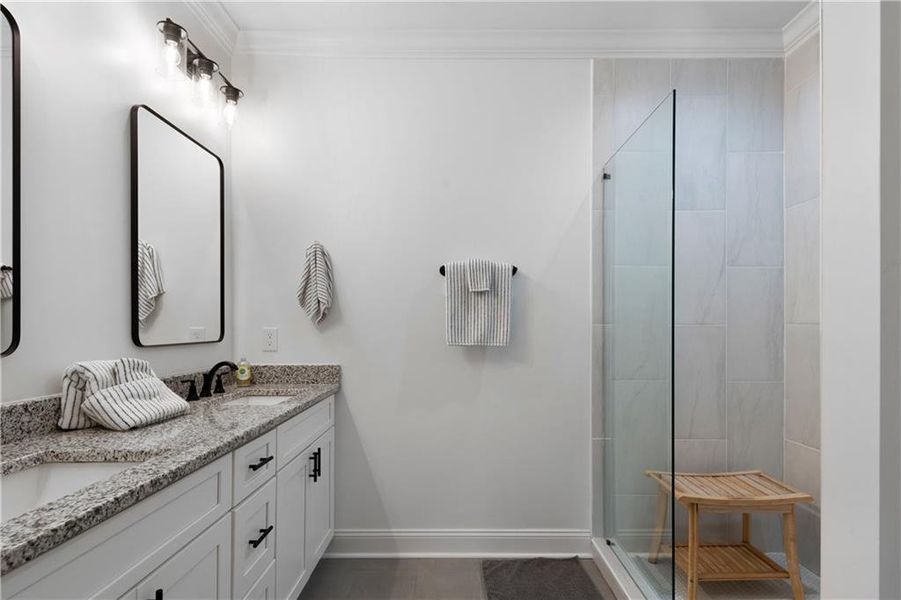 Furnished interior view inside a new home in , Rome (Image 17). Furnished interior view inside a new home in , Rome (Image 17).