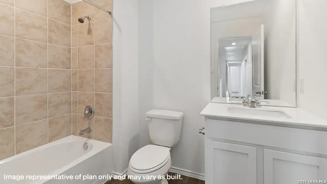 Furnished interior view inside a new home in Avenida, Converse (Image 6).