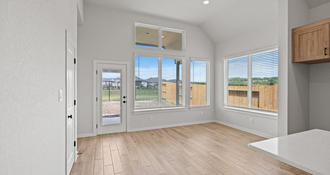 Representative unfurnished interior of a home built from the Marshall by Chesmar Homes in Village at Three Oaks, Seguin (Image 10).
