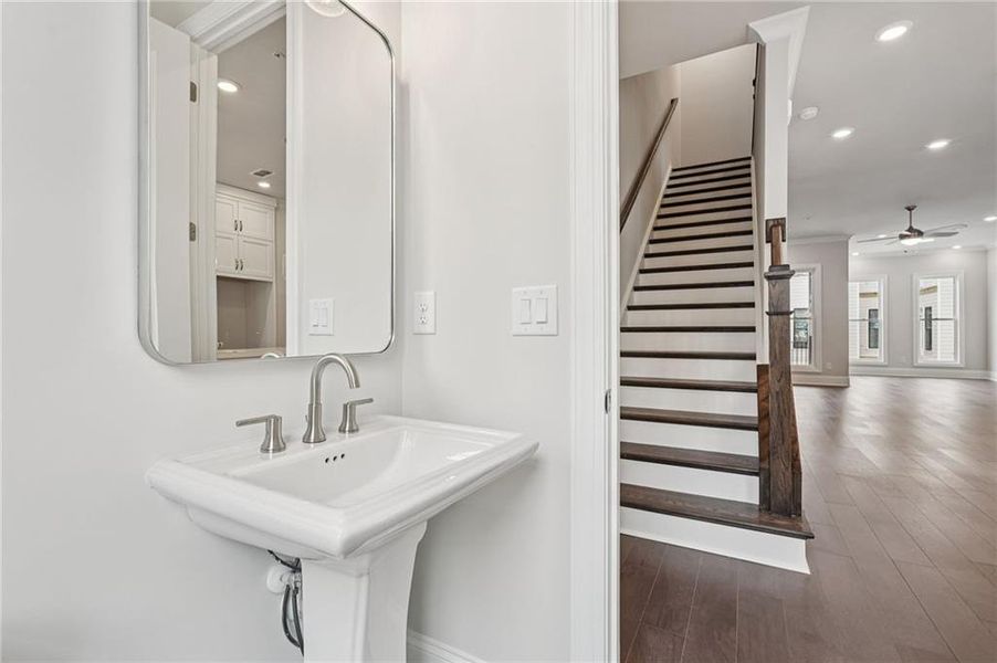 Furnished interior view inside a new home in Byers Park, Alpharetta (Image 20).