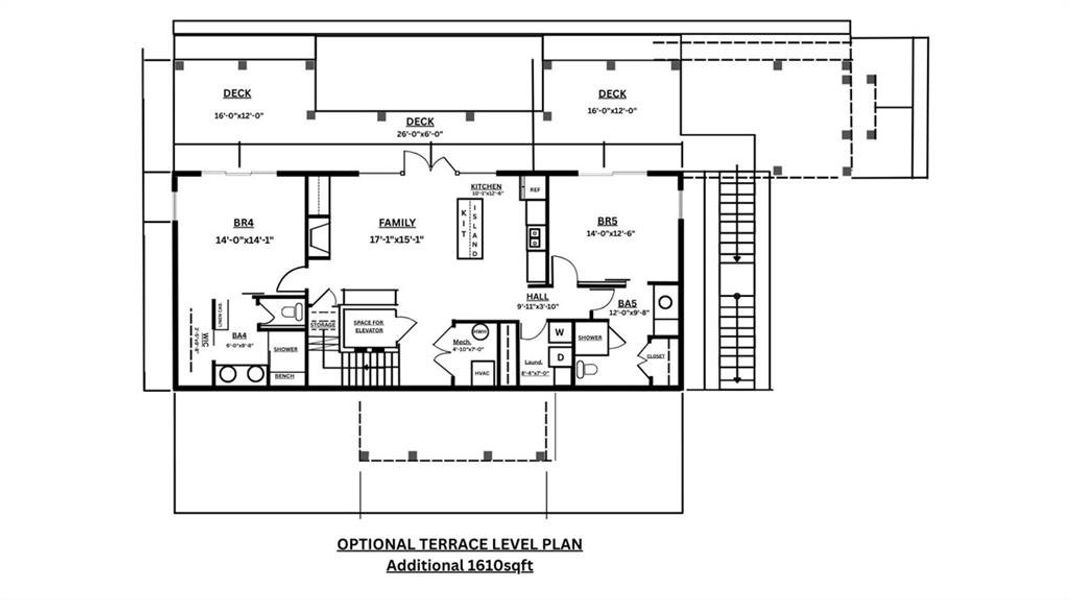 2D floor plan layout of this home in , Ellijay, GA (Image 3).