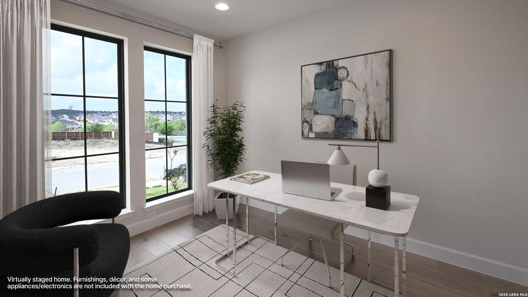 Furnished interior view inside a new home in Homestead, Schertz (Image 3).