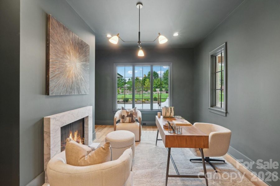 Furnished interior view inside a new home in Cardinal Crest, Weddington (Image 37). Furnished interior view inside a new home in Cardinal Crest, Weddington (Image 37).
