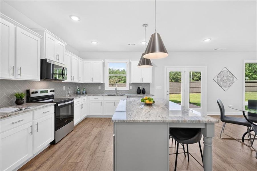 Furnished interior view inside a new home in , Buford (Image 21).