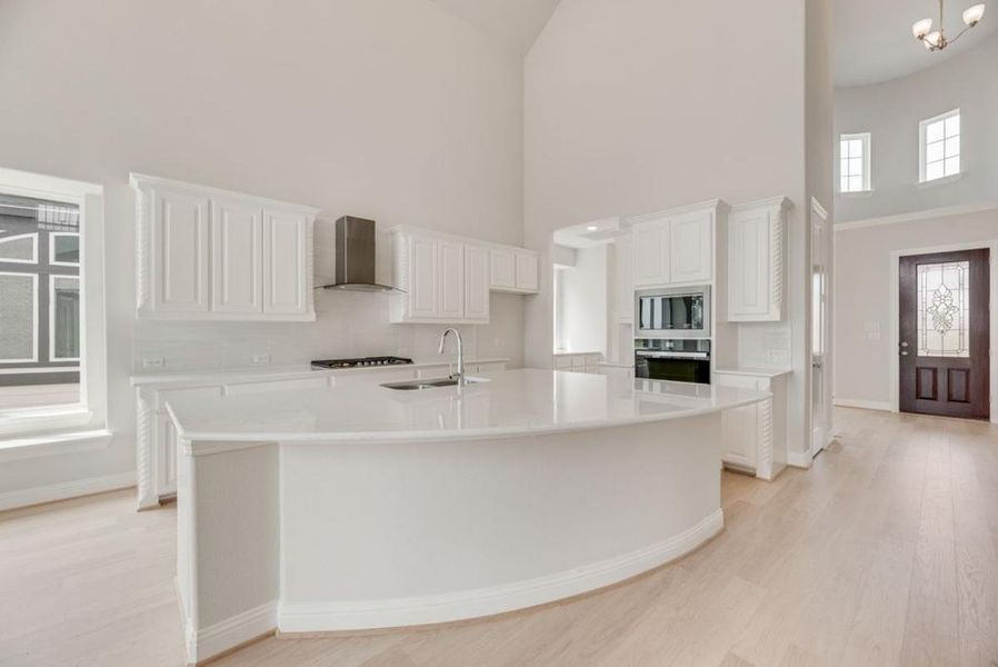 Furnished interior view inside a new home in Trails at Cottonwood Creek, Rowlett (Image 4).