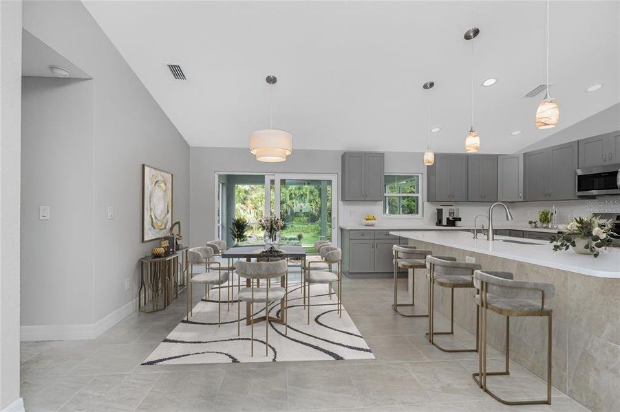 Furnished interior view inside a new home in , North Port (Image 21). Furnished interior view inside a new home in , North Port (Image 21).