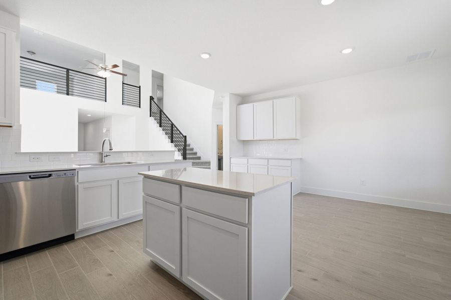 Furnished interior view inside a new home in Red Hawk Landing, San Antonio (Image 9).