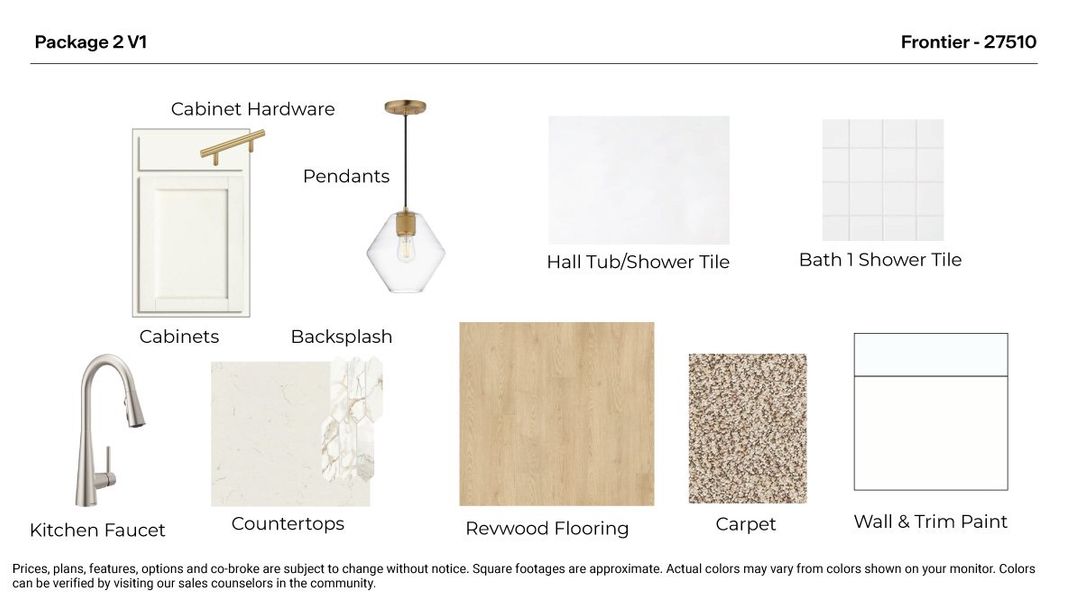 Materials commonly used for homes built from the The Redwood II by D.R. Horton in Frontier, Mustang Ridge (Image 5).