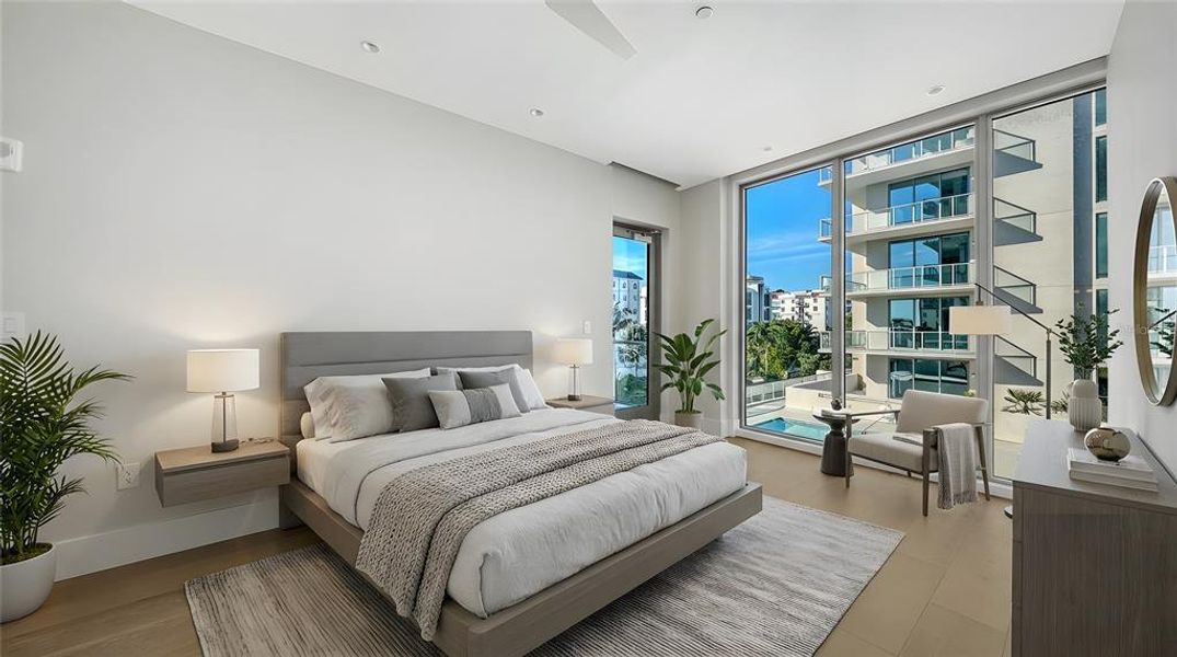 Furnished interior view inside a new home in , Sarasota (Image 7).