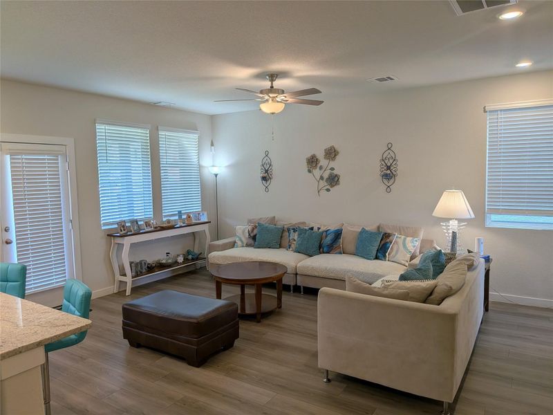 Furnished interior view inside a new home in McClendon Park Village, Houston (Image 5).