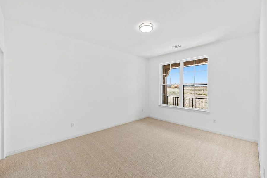 Spacious, unfurnished interior of a new home in Lariat - 70', Liberty Hill (Image 12). Spacious, unfurnished interior of a new home in Lariat - 70', Liberty Hill (Image 12).