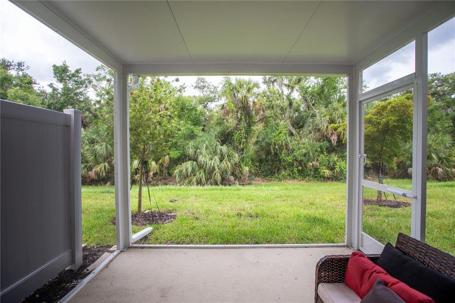 Exterior details and patio area of a home in , Sarasota (Image 35).