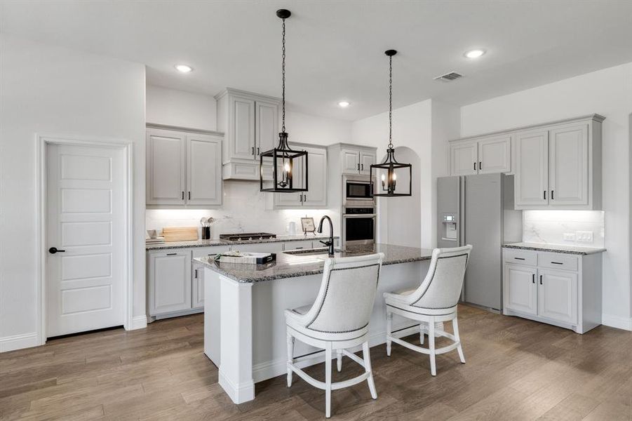 Furnished interior view inside a new home in Lovers Landing, Forney (Image 16).
