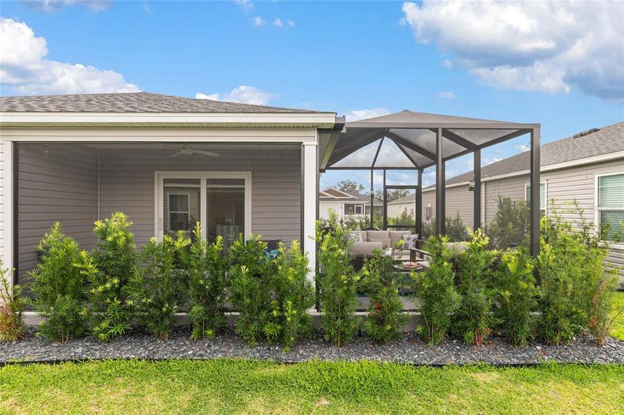 Exterior details and patio area of a home in , The Villages (Image 35).