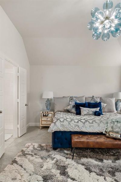 Furnished interior view inside a new home in Timberbrook, Justin (Image 14).