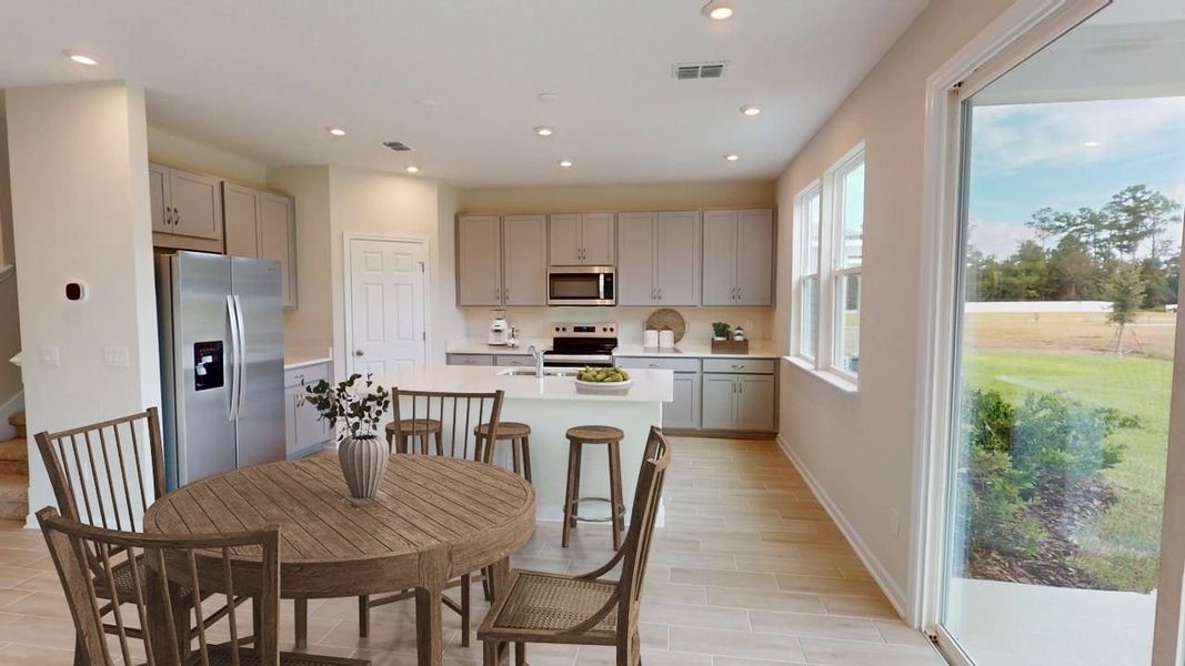 Furnished interior view inside a new home in Sandridge Hills, Green Cove Springs (Image 4).