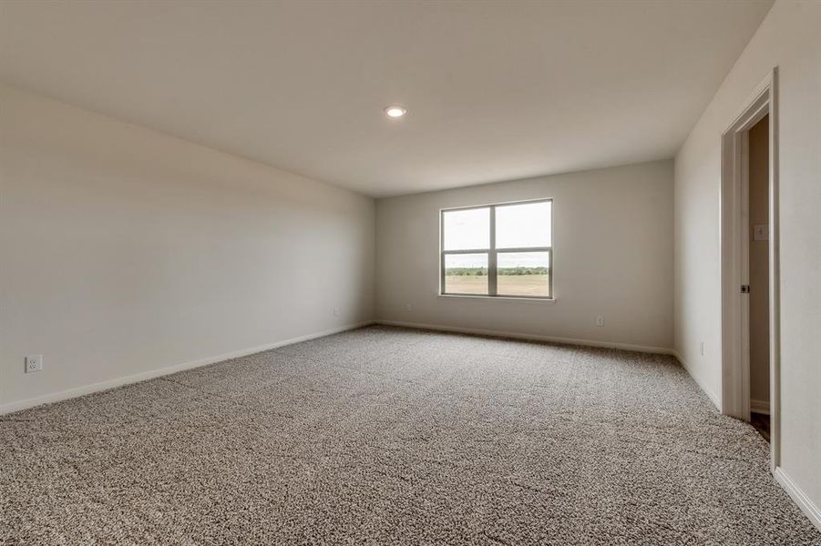 Unfurnished room featuring carpet