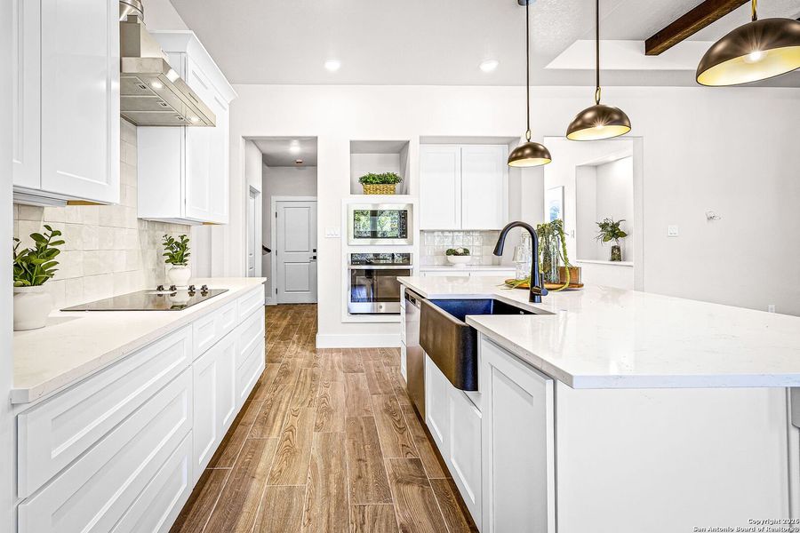 Furnished interior view inside a new home in , Spring Branch (Image 7).