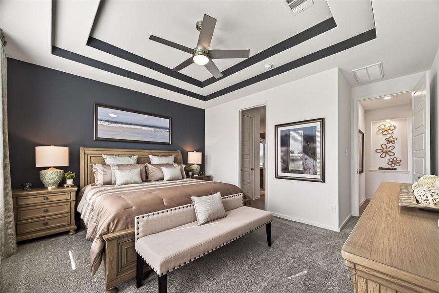 Furnished interior view inside a new home in Rates starting as low as, Iowa Colony (Image 34).