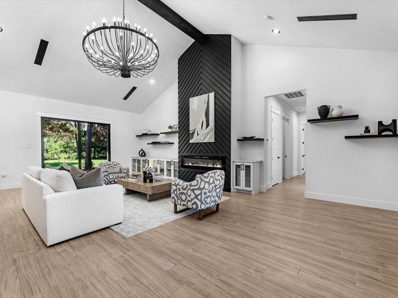 Furnished interior view inside a new home in , Dayton (Image 8).