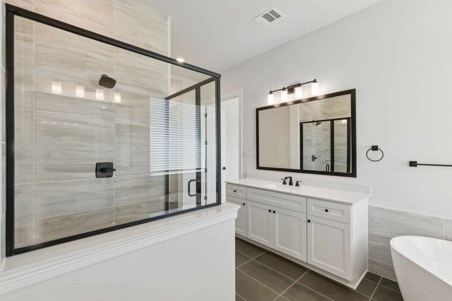 Furnished interior view inside a new home in Westside Preserve, Midlothian (Image 7).